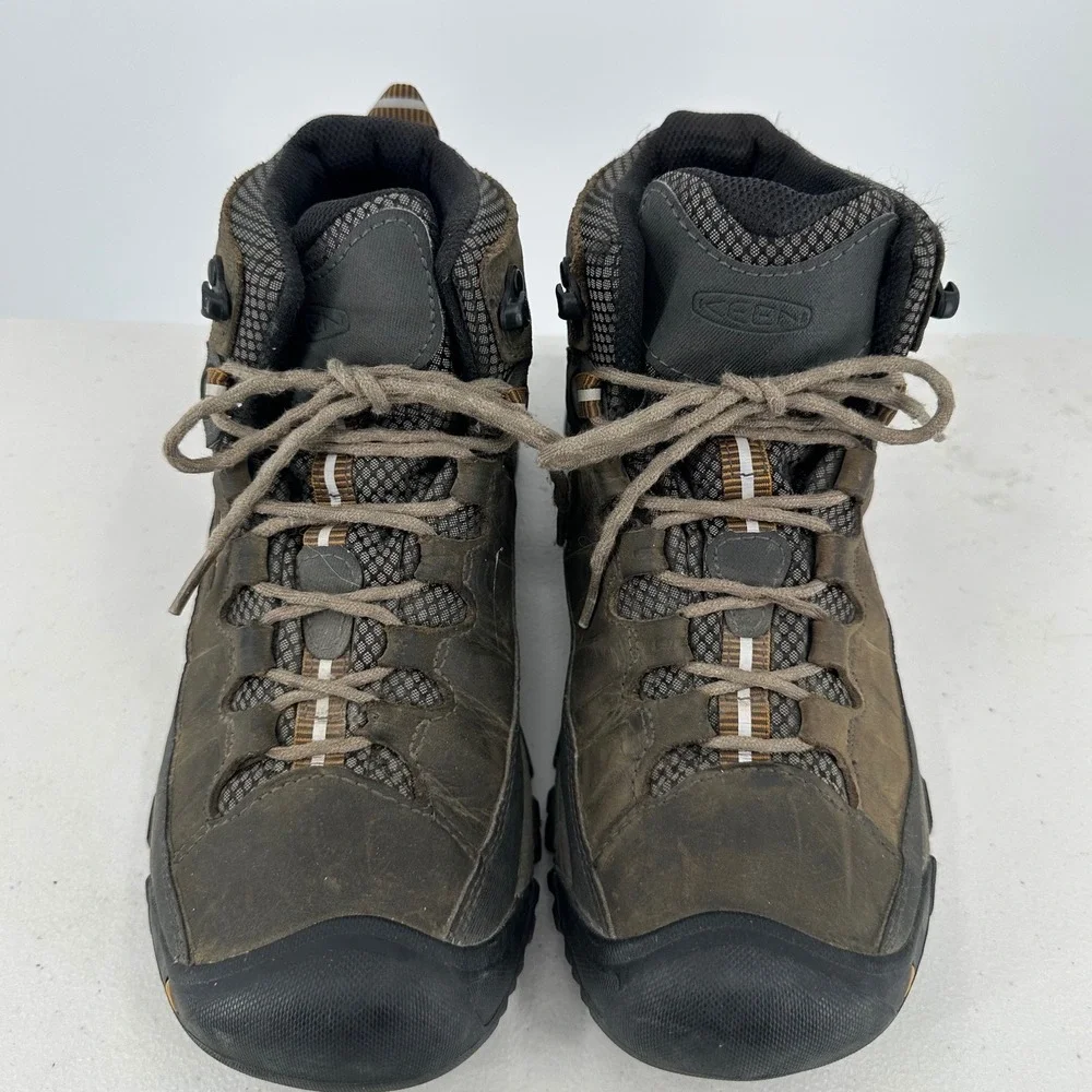 KEEN Targhee III Mid Waterproof Hiking Boots Men\'s 7 Brown Olive 1017787 Grunge KEEN Targhee III Mid Waterproof Hiking Boots Men main image 3